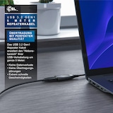 thumbnail of CSL USB 3.0 Typ A Verlängerungskabel, Aktives Repeater Kabel mit Signalverstärkung - 5m