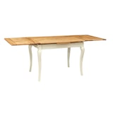 thumbnail of Biscottini Esstisch – Ausziehbarer Küchentisch – Restauranttische 120x80 cm – Massivholztisch Made in Italy – Moderner Tisch in Natur und Weiß