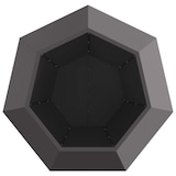 thumbnail of vidaXL Pflanzkübel Schwarz 100 x 100 x 80 cm Stahl
