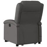 thumbnail of vidaXL Massagesessel mit Aufstehhilfe Elektrisch Grau Echtleder