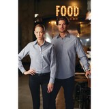 thumbnail of Chef Works® CHAMBRAY Damenbluse Grau Größe 2XL