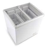 thumbnail of METRO PROFESSIONAL Tiefkühlvitrine GICC1192, 83.4 x 65.3 x 87 cm, 192 L, mit Schloss und Schlüssel, weiß