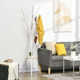 thumbnail of HOMCOM Perchero de Pie Metálico para Colgar Ropa Bolsas 9 Ganchos con Estante