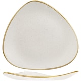 thumbnail of Churchill Prato Triangular Stonecast em Cerâmica Branco 26,5 cm