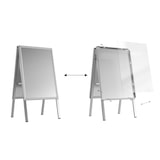 thumbnail of ALLboards Chevalet Porte-Affiche Double Face Cadre en Aluminium Gris – Format A2