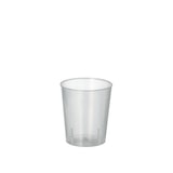 thumbnail of 50 verres réutilisables pour eau-de-vie PP 2 cl Ø 3,7 cm - 4,2 cm incassables