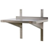 thumbnail of Edelstahl Wandboard mit Aufkantung | Bautiefe 400 mm | AISI 304