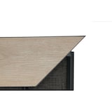 thumbnail of METRO PROFESSIONAL Barra de bar esquinera plegable para exterior Movara, aluminio/malla sintética, tablero PSPC, 85 × 42 cm, gris oscuro