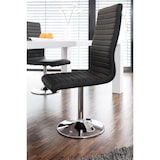 thumbnail of SalesFever Esszimmerstuhl 4er Set | Bezug Kunstleder | Gestell Metall Chrom-Optik | 360 Grad drehbar | B 45 x T 65 x H 106 cm | schwarz