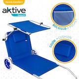 thumbnail of Tumbona carrito de playa plegable 2 en 1 Aktive Beach