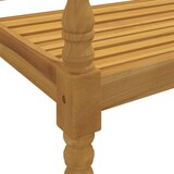 thumbnail of vidaXL Batavia-Bank mit Taupe Kissen 150 cm Massivholz Teak