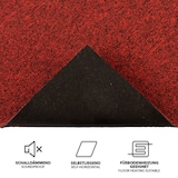 thumbnail of Teppichfliesen Moscow selbstliegend - 50 x 50 cm / Rot
