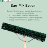 thumbnail of Straßenbesen 100cm Breit mit speziellem Stielstabilisator und Stiel 140cm Lang BawiMix Borsten Mix Besen Kehrbesen