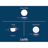thumbnail of CreaTable Maria Theresia Weiss Kaffeeservice 18-tlg Porzellan