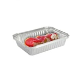 thumbnail of 100 Uds. Envases de aluminio rectangular con rizo (650cc)  Ref A650/1000