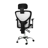 thumbnail of Sillas de oficina con asiento textil color Gris. Modelo Carla