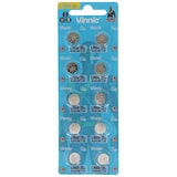 thumbnail of 10er Pack Knopfzelle AG6, LR921, LR69, V371, SR69, L912 F, L912F