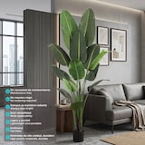 thumbnail of Well Home - Palmera platanera artificial con maceta negra para interior 210 cm