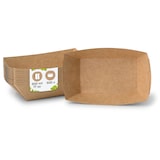 thumbnail of BIOZOYG 500 Stück Einwegschalen 500ml Pappschalen Fingerfood, ungebleichter Kraftkarton, für Pommes, Snacks und Currywurst, biologisch abbaubar