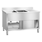 thumbnail of Royal Catering - Dubbele Spoeltafel - 140 x 60 cm