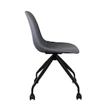 thumbnail of Silla de Escritorio con Ruedas Basic  85,7x46,5x55,5cm Gris Thinia Home