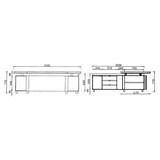 thumbnail of Büroausstattung Büromöbel Chefschreibtisch Schreibtisch 'Paris' rechtsseitig