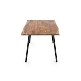 thumbnail of SalesFever massieve eettafel 3,5 cm Acacia natuurlijke boomrand 240 x 110 V-frame zwart