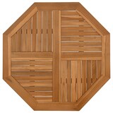 thumbnail of vidaXL Tischplatte 90x90x2,5 cm Achteckig Massivholz Teak
