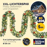 thumbnail of Casaria 2er Set Weihnachtsgirlande 80LEDs geschmückt mit Fernbedienung