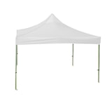 thumbnail of Gazebo 4x4 m bianco certificato IGNIFUGO SENZA laterali pieghevole alluminio piantone esagonale 60mm