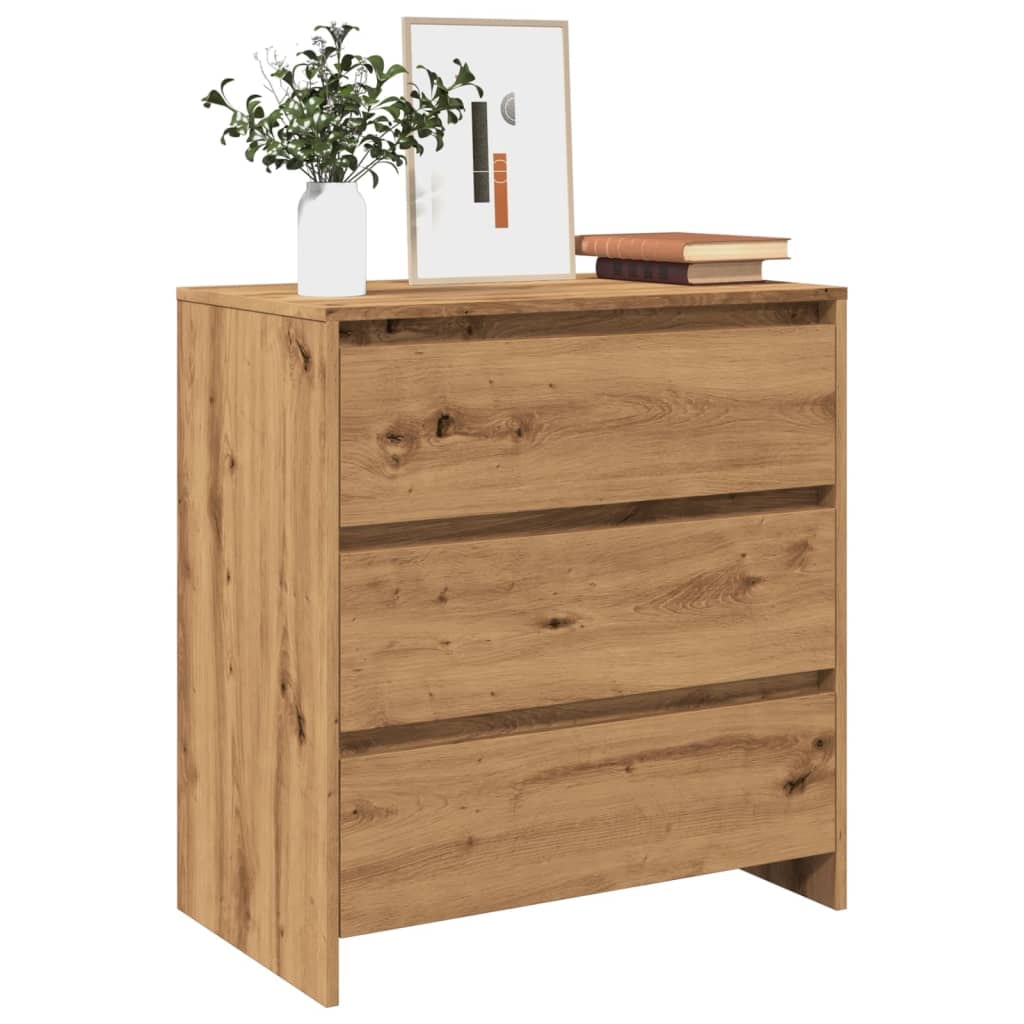 Helloshop26 - Buffet Sideboard Kommode Kleiderschrank Aufbewahrungsmöbel Organizer für Küche Wohnzimmer Lounge handgefertigt 70 x 02_0030819