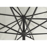 thumbnail of METRO PROFESSIONAL Sonnenschirm quadratisch, Aluminium, 4 x 4 m, wasserabweisend, weiß/grau