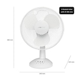 thumbnail of Ventilateur de table 30cm Clatronic VL 3602 Blanc