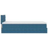 thumbnail of vidaXL Ottoman-Bett mit Matratze & LEDs Dunkelblau 100x200 cm Samt