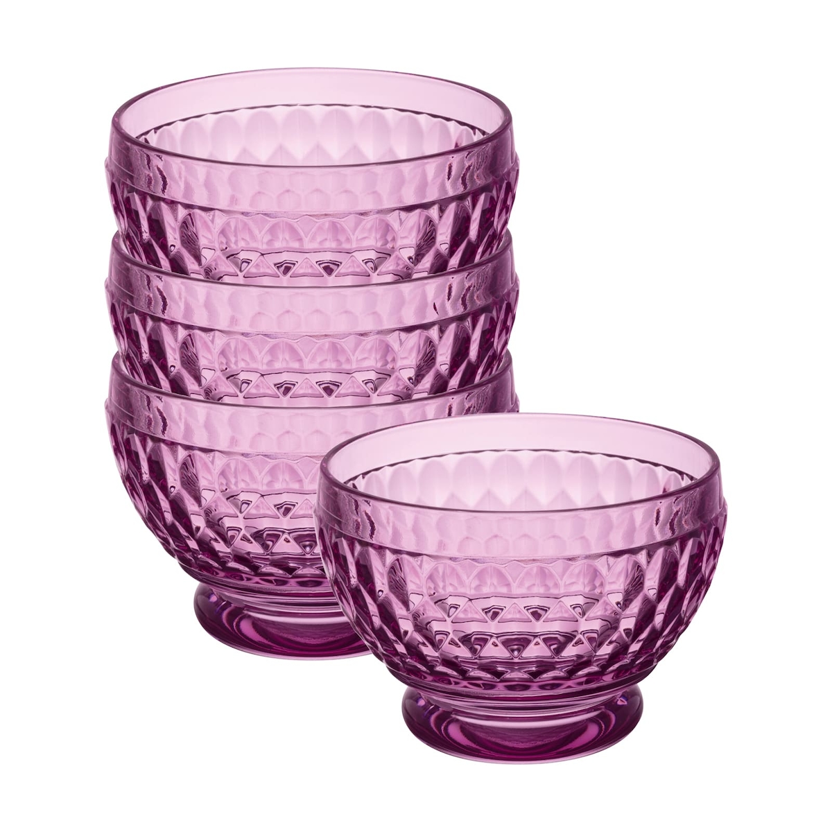 Villeroy & Boch Boston Coloured Dessertschale ø 11,7 cm 4er Set berry