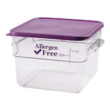 thumbnail of CAMBRO - 12SFSCW-441 - Recipiente cuadrado Allergen-free 11,4 L - 25,6 x 31 x 21 cm - Morado (Tapa no incluida)