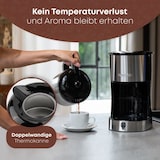 thumbnail of Machine à café thermos 1,2L Inox  KA6066CB-Inox usage non-intensif Bomann