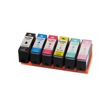 thumbnail of 6x Tintenpatronen kompatibel f. Epson Expression Photo XP-8605 ersetzt Epson 378XL und 378 Tintenpatronen