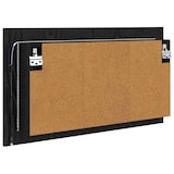 thumbnail of Helloshop26 - Moderner wandmontierter Badezimmerspiegelschrank mit Ablagen 80 x 12 x 45 cm aus schwarzem Eichenholzwerkstoff 02_0054530