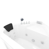 thumbnail of Whirlpool Pool Badewanne Eckwanne Wanne W02 135x135cm mit Farblichtherapie