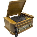 thumbnail of Roadstar ROAHIF1993DBT HiFi rétro Bois avec Tourne-disques (Bluetooth, FM, CD) Couleur Bois