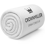thumbnail of Crownmiller Microfaser Matratzenersatzbezug, Matratzenbezug 80x200 cm für Matratzen von 20 bis 24 cm, 60°C waschbar, 4-seitiger Reißverschluss