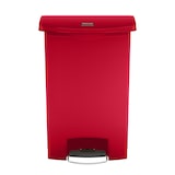 thumbnail of Rubbermaid Slim Jim Step On container Front Step kunststof 90 ltr - rood