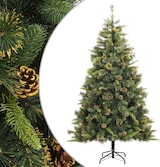 thumbnail of vidaXL Künstlicher Weihnachtsbaum Klappbar mit Zapfen 240 cm