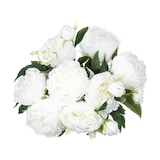 thumbnail of Bouquet de Fleurs artificielles 13 Pivoines Blanches D. 29 x H. 50 cm