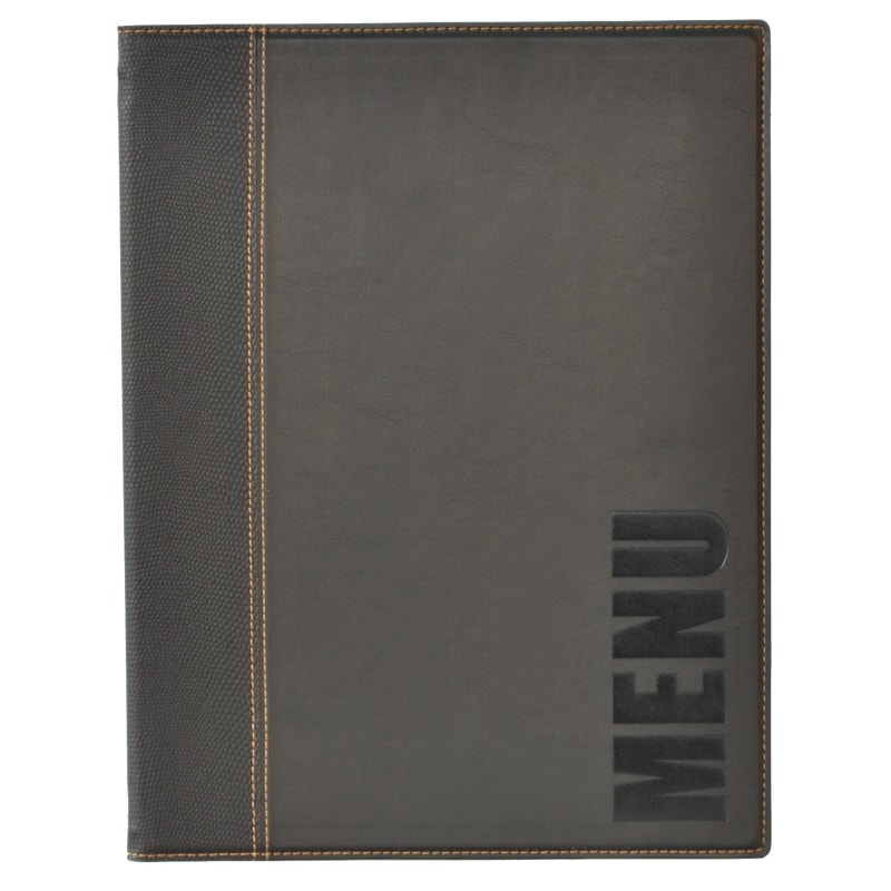 Contacto Speisekartenmappe A4, schwarz