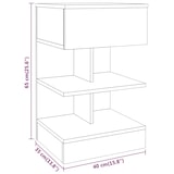 thumbnail of vidaXL Nachttische 2 Stk. Räuchereiche 40x35x65 cm Holzwerkstoff