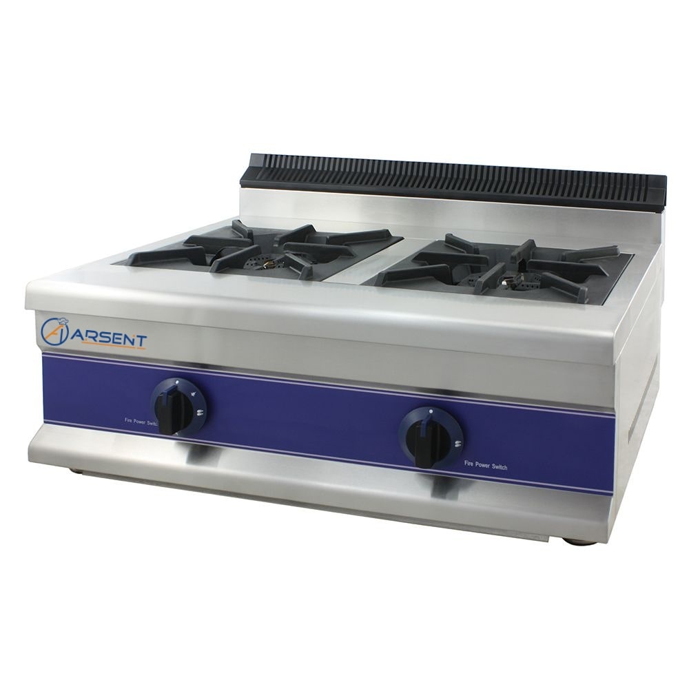 Gaskocher mit 2 Brennern.