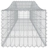 thumbnail of vidaXL Gabionen mit Hochbogen 8 Stk. 400x50x40/60cm Verzinktes Eisen