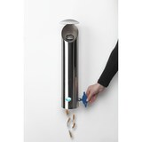 thumbnail of PROREGAL Wandascher mit Schutzdach und Abstreifblech | HxBxT 53x18x12cm | Edelstahl poliert | Ascher Aschenbecher